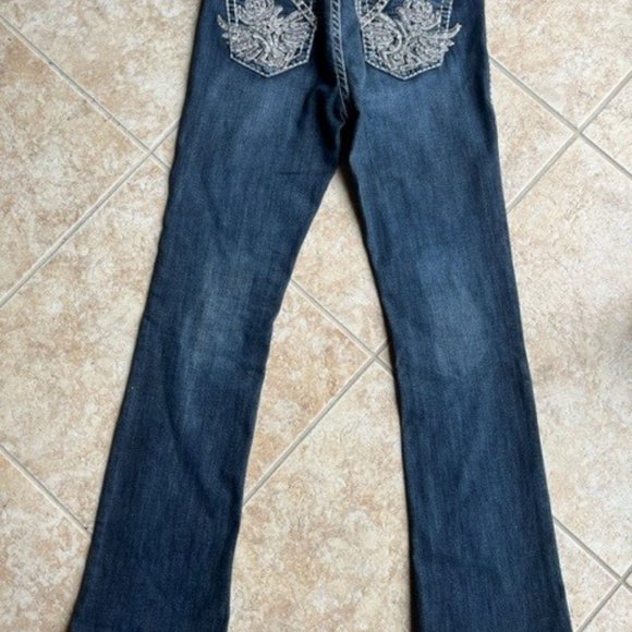 LA Idol USA Women's Jeans - never worn! Size 9 - lots of bling! Gorgeous! - Picture 1 of 11